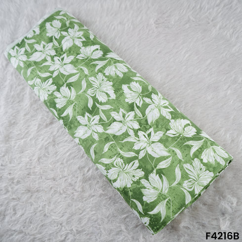 Floral Print Cambric Cotton Fabric- F4216
